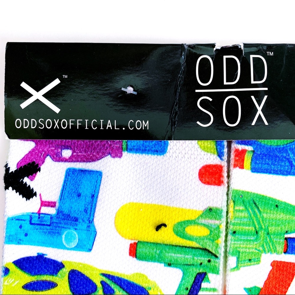 🆕 Odd Sox Super Soaker Water Gun Watergun Socks - Picture 2 of 10